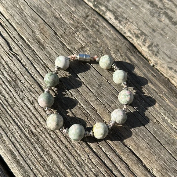 Tree agate magnetic bracelet - Picture 5 of 5